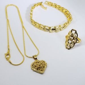 ¡Last One! 18k Gold Filled Jewelry Set